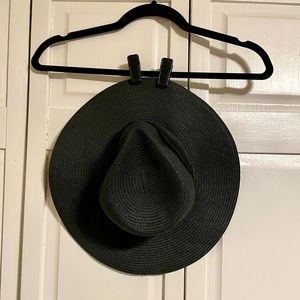 Madewell packable hat Black NWOT